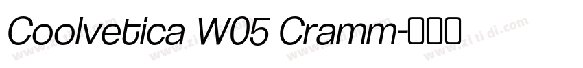Coolvetica W05 Cramm字体转换
